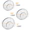 U.S. Kitchen Supply® - 3 Piece Colander Set, Stainless Steel Mesh Strainer Net Baskets, Handles & Resting Base, 11" 5 Quart 9.5" 4 Quart & 8.5" 3 Quart